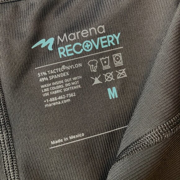 Marena Recovery High Waist Girdle Short Length Compression Medium M Black NEW - Picture 4 of 8